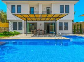 Villa in Kas with Pool Jacuzzi Garden and Porch，位于Gelemiş的度假屋