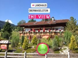 Landhaus Obermaiselstein "THE VIEW"，位于上迈塞尔施泰因博尔根格拉特缆车附近的酒店