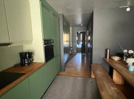 Fin leilighet ca 30 min med bil til Hunderfossen，位于Favang的酒店