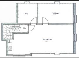 NEU! Ferienwohnung Walnusstraum，位于Plaaz的公寓