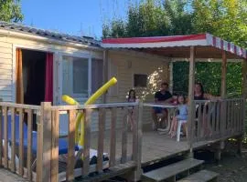 Mobil-Home terrasse Semi-Couverte