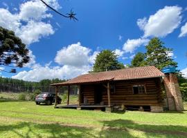 Cabana no Sítio do Sossego - Gramado/São Chico - RS，位于圣弗朗西斯科-迪保拉的酒店