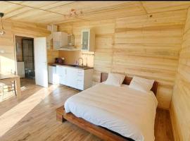 Chalet avec jacuzzi privé，位于Durfort的酒店