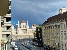 Parliament View Apartment，位于布达佩斯Kiraly Baths附近的酒店