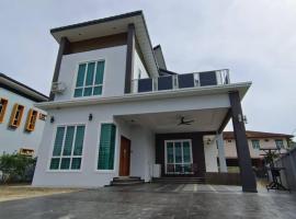 LUXURY Modern House Kubang Kerian UNIFI 4 Bedrooms，位于哥打巴鲁的带按摩浴缸的酒店