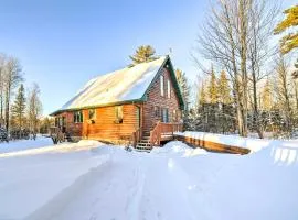 Iron River Cabin Rental with Fireplace and Deck!