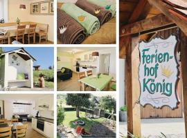 Ferienhof König - keine Vermietung an Monteure，位于诺伊基希的农家乐