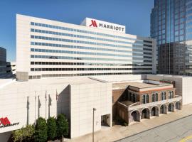 Marriott Greensboro Downtown，位于格林斯伯勒Gateway University Research Park附近的酒店