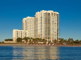 笙歌岛棕榈滩万豪度假酒店暨Spa，位于棕榈滩海岸的度假村