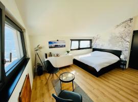 Chambre double privative et indépendante，位于Flanthey的酒店