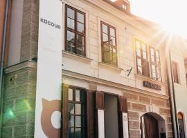 Hotel Kocour，位于特热比奇St. Procopius' Basilica附近的酒店