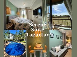 Serene Suite Tagaytay-50TV,50MBPSWIFI,NETFLIX，位于大雅台的无障碍酒店