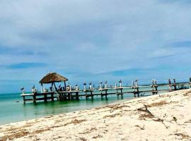 Beachfront apartment with swimming pool. One bedroom，位于塞莱斯通的酒店