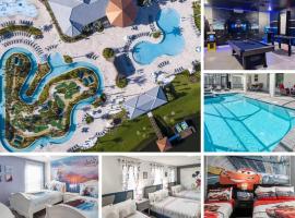 Luxury 9BR Villa @ Storey Lake Resort Near Disney，位于基西米的Spa酒店
