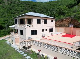 The Pearl - Spacious Air Conditioned 3BD, 2BTH Villa with Gorgeous Views，位于Old Road的家庭/亲子酒店