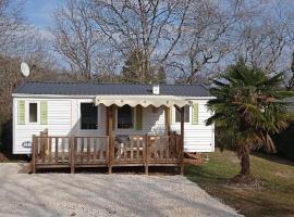 L'OLIVIER Mobil home 4 personnes CAMPING LE BEL AIR Limogne en Quercy，位于Limogne-en-Quercy的酒店