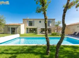 Stone charming villa pool and garden in Gordes