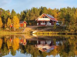 Tunturihuvila III，位于Vuontisj&auml;rvi的木屋