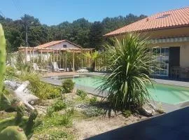 Chambre d'hôtes avec terrasse, meublé tourisme 1 étoile