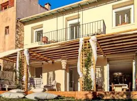 Villa Palmire, large terrace with jacuzzi available