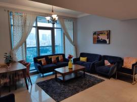 Walk to the Beach, Charming 3-Bedroom Home in Ajman Corniche Residences，位于阿吉曼的自助式住宿
