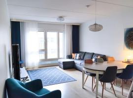 Alvar, Tilava uusi kaksio ydinkeskustassa 53 m2，位于于韦斯屈莱的酒店