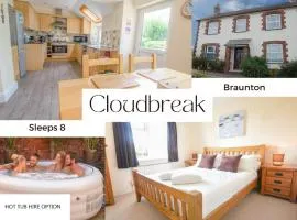 Cloudbreak Braunton, Sleeps 8 - Hot Tub hire - Dog Friendly