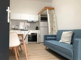 F2 équipé, 15mn de Paris, parking, climatisation