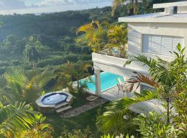 Piscina vista al mar, Jacuzzi con agua caliente，位于里奥圣胡安的别墅