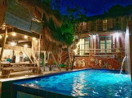 Capiz Beach Villa w/ pool (entire cottage for 12)，位于Calatagan的酒店