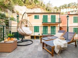 Olives Bay Terrace in Portofino，位于波托菲诺的海滩短租房