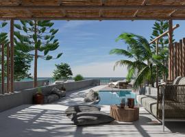 Oscar Beachfront Suites - Adults Only，位于佩里沃罗Perivolos Beach的酒店