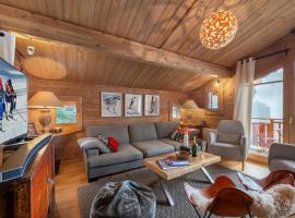 Chalet de charme à Saint Marcel, 4 chambres, 10 pers, proche navette ski, label 5 flocons Or - FR-1-570-18，位于Saint-Marcel的酒店