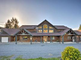 Brookings Vacation Rental Lodge on 88 Acres!，位于布鲁金斯的乡村别墅