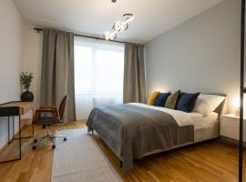 Bright stylish apartment in a top location，位于维也纳百水公寓附近的酒店
