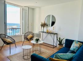 Sognu di Matteu - Bel appartement entièrement climatisé - vue mer, vieux port Bastia，位于巴斯蒂亚巴斯提雅港附近的酒店