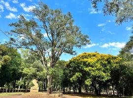 PARQUE MANANTIAL，位于HohenauJesuit Mission of Jesús de Tavarangue附近的酒店