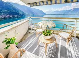 Montreux paradise top view，位于蒙特勒的海滩短租房