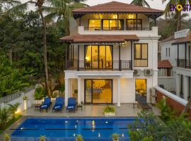 EKOSTAY Luxe - Jade Villa I Infinity Pool I Paddy Field Views，位于坎多林的酒店