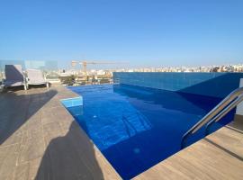 Magnifique Appartement avec PISCINE, 3 Chambres, 4 Salles de Bain, Salle de Gym et Terrasse, LUXE ET COMFORT aux ALMADIES，位于达喀尔的海滩短租房