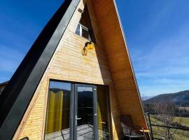 Cabana A-Frame Refugiu Montan，位于博伊什瓦拉的山林小屋