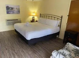 JI1, King Guest Room at the Joplin Inn at entrance to the resort Hotel Room