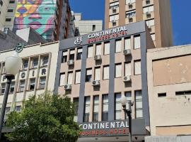 Hotel Continental Business - 200 metros do Complexo Hospitalar Santa Casa，位于阿雷格里港Porto Alegre City Centre的酒店