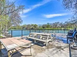 Waterfront Guadalupe River Lodge Home with Dock!