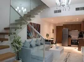 Masdar City Mirage Oasis 2BR Duplex with Pool Access