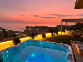 Villa Amanté with Jacuzzi - Palasë - Green Coast Resort，位于Llogara的酒店