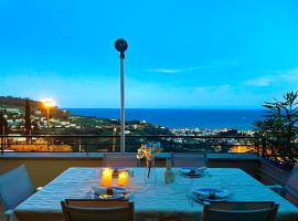 Relax Vista Mare con A/C, Wi-Fi & Free Parking.，位于Ranzi的酒店