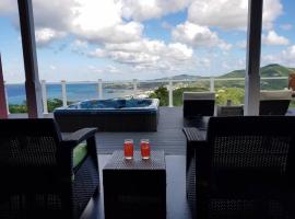 CARIBBEAN SPLENDOR WITH MILLION DOLLAR VIEWS，位于克里斯琴斯特德的酒店