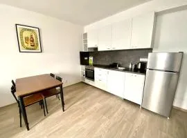 Two-room apartment with garage in the center