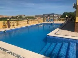 Private villa large pool elevated quiet secluded location, near Mojacar